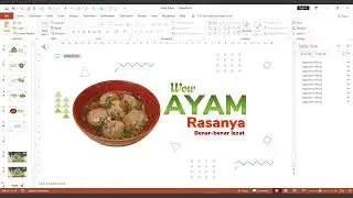 Promosi Usaha Bakso Online, dengan Template Powerpoint