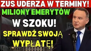 ZUS ZMIENIA TERMINY! Miliony Emeryt&oacute;w w Szoku &ndash; Sprawdź, Kiedy Ty Dostaniesz!