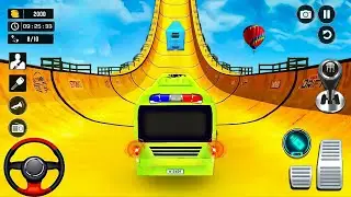 Mega Ramp BUS Game - Bus Driving Simulator 3D - Android Gameplay