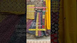 ajrakh patchwork mirrorwork dupatta  skirt bp #ytshorts #ajrakh #patchwork #mirrorwork #navratri