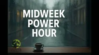 Lunar Lounge: Midweek Power Hour ☕✨ | Focus, Study, Work, Recharge in a Rainy Cafe