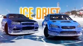 ICE DRIFTING & BARN FIND | Forza Horizon 3 Blizzard Mountain w/ The Nobeds