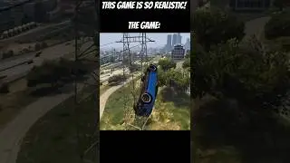 This game is totally realistic #memes #music #funny #automobile #gta