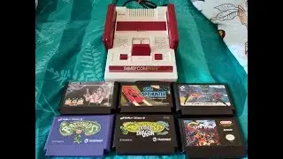 Battletoads Dilogy, Contra Trilogy, Super Spy Hunter, Famicom HVC-CPU-07