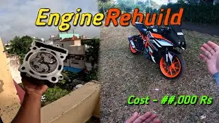 KTM RC 390 Engine Rebuild at 25,000 KM &ndash; Total Cost ₹##,000! 😱 #krm #rc390