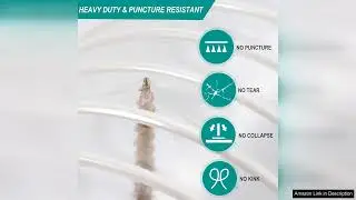 2.5 Inch x 10 Feet Dust Collection Hose Flexible Clear PVC Review