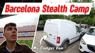 Barcelona Stealth Camping 🇪🇸 | Tarragona | Van Life Europe