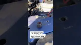 VW T4 Schaltkugel ad&eacute; auf Sardinien - MacGyver Methode