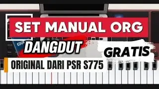 SET MANUAL ORG DUT DRUM  ORIGINAL PSR S775