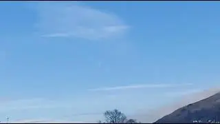 Malvern Hills from the football field in WR14 April 2024