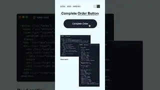 Complete Order Button. // HTML CSS JavaScript...2025 #shorts #funny #comedy #song #cssfilters