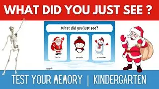 Memory game for kids | Kindergarten memory skill development activity