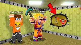 ZNISZCZYŁEM ŚCIANIĘ w BACKROOMS w MINECRAFT I ZOBACZYŁEM TO...