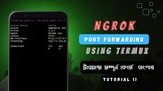 How to install and use ngrok in termux application | termux full course in Bengali