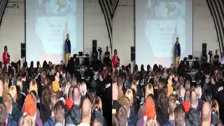 CCCamp 2011 opening ceremony 3D