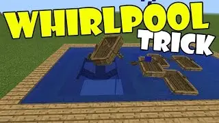 WHIRLPOOL TRICK | Minecraft PE (Pocket Edition) MCPE