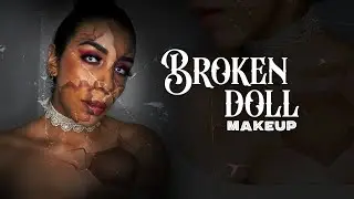 Broken Doll Makeup