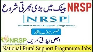 nrsp bank jobs 2021|NRSP Jobs 2021 Apply online|National Rural Support Programme Jobs|nrsp jobs 2021