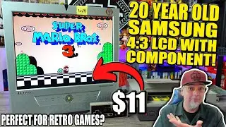 ИДЕАЛЬНО ПОДХОДИТ ДЛЯ РЕТРО-ИГР? Нашёл этот 20-летний ЖК-дисплей Samsung с соотношением сторон 4:...