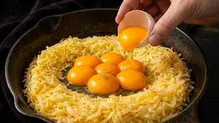 Only 1 Egg & 1 Potato! Better Than Hash Browns &ndash; Easy Breakfast Recipe