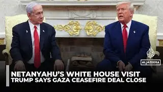 Трамп заявил, что соглашение о прекращении огня в секторе Газа &laquo;довольно близко&raquo; во время визита ...