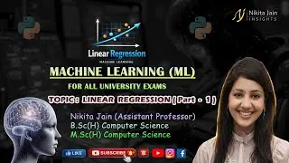 L - 2.1 : Linear Regression Explained | Ordinary Least Squares(OLS) with Numerical Example