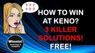 HOW TO WIN AT KENO 3 KILLER SOLUTIONS FREE! #shorts #keno #short #chatgpt
