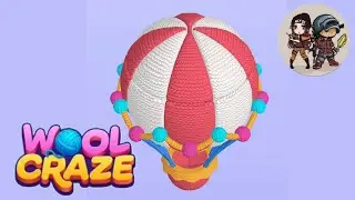 Wool Craze Puzzle level 161 Hot Air Balloon | Mobile Gameplay Walkthrough |