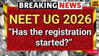 Регистрация на NEET UG 2026 ОТКРЫТА! NTA представляет новую схему онлайн-экзамена CBT!