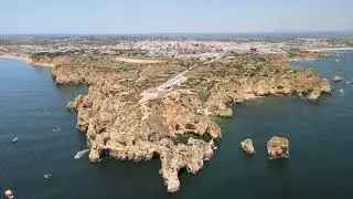 Algarve, Portugalia 2021 - klify, groty i wycieczka ł&oacute;dką - Ponta da Piedade