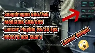 SETTINGAN TERBAIK COD 3 MW DOLPHIN EMULATOR UNTUK MEDIATEK l SETTINGAN 30 FPS COD 3 DOLPHIN EMULATOR