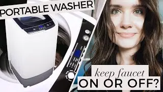 PORTABLE WASHER Q&A: Does your faucet stay on while you&rsquo;re doing laundry?