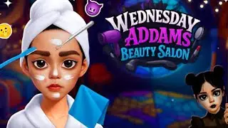 Wednesday Addams Beauty Salon &ndash; Facial, Makeup & Fashion Fun Game Walkthrough Review #games  #fun