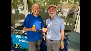 Dan Sperling and Andy Frank  at the UC Davis ITS Reception 14July2023