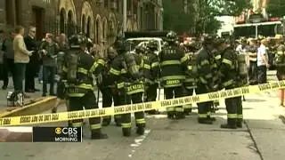 Explosion on NYC street