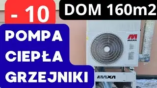MR&Oacute;Z -10  Pompa Ciepła Monoblock 6kW Dom 160m2 Grzejniki Bufor 900L.