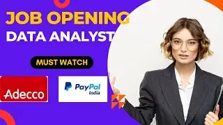 Job Opening DATA ANALYST!!!!