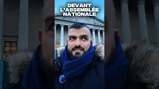 Devant l&rsquo;Assembl&eacute;e Nationale esp&eacute;rant rencontrer un d&eacute;put&eacute; pour parler de ma p&eacute;tition 😂