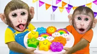 Mono MoMo Cuida al Mono Bebe y Hace Trucos de Magia con su Sombrero Mágico 🎩🐒 | MONO MOMO ESP
