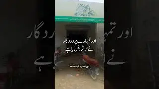 اور تمہارے پروردگار نے ارشاد فرمایا | Quran Ayat | Islamic Short Video
