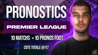 Pronostic football Premier League : Liverpool Manchester City, Man United Tottenham, Arsenal...