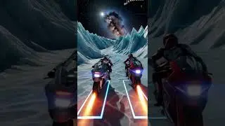 bike racing on moon