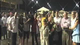 2014 Meadowlands Pace He's Watching Tim Tetrick Winners Circle Presentation