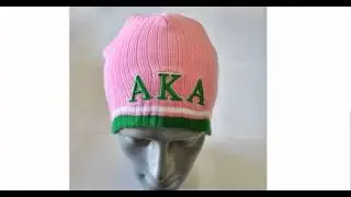 Greek Paraphernalia-Black greek Paraphernalia-Alpha Kappa Alpha Beanie-Aka-aka gifts