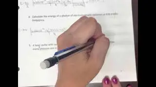 Energy of Photon Calculations Practice