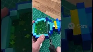 Что внутри: бутылка Minecraft Exp! #шорты