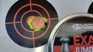 pinty pcp air rifle, JSB Jumbo 15.89 grain, distance 20 yd.