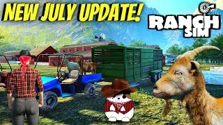 New July Update! Goats, Bees And New Trailers! | Ranch Simulator | Simulation Gameplay S2E26