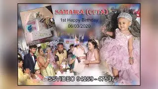 Samaira first happy birthday 06/03/2020
