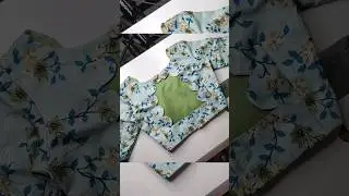 Boat neck blouse design cutting and stitching.Gauri Rawal